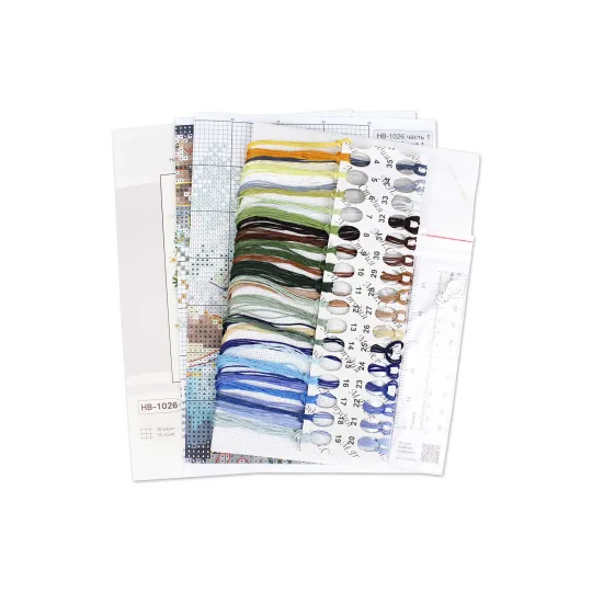 Cross stitch kit "Warming tea" 20*14 cm SNV-1026