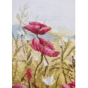Cross stitch kit "Crimson Whisper" 25×25 cm S1747