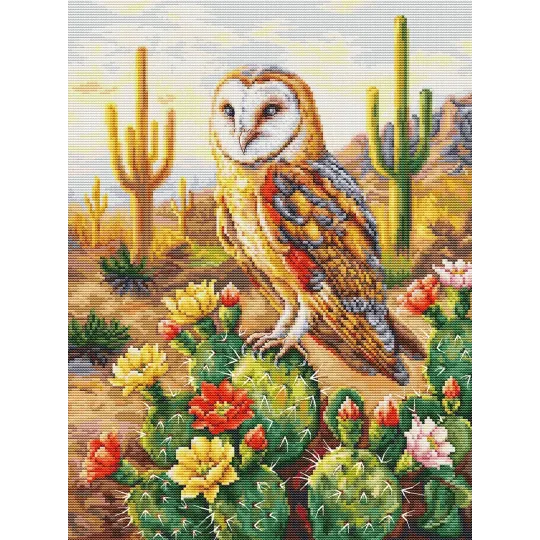 Siuvinėjimo rinkinys "Dykumos karalienė" 25x34 cm SBU5115