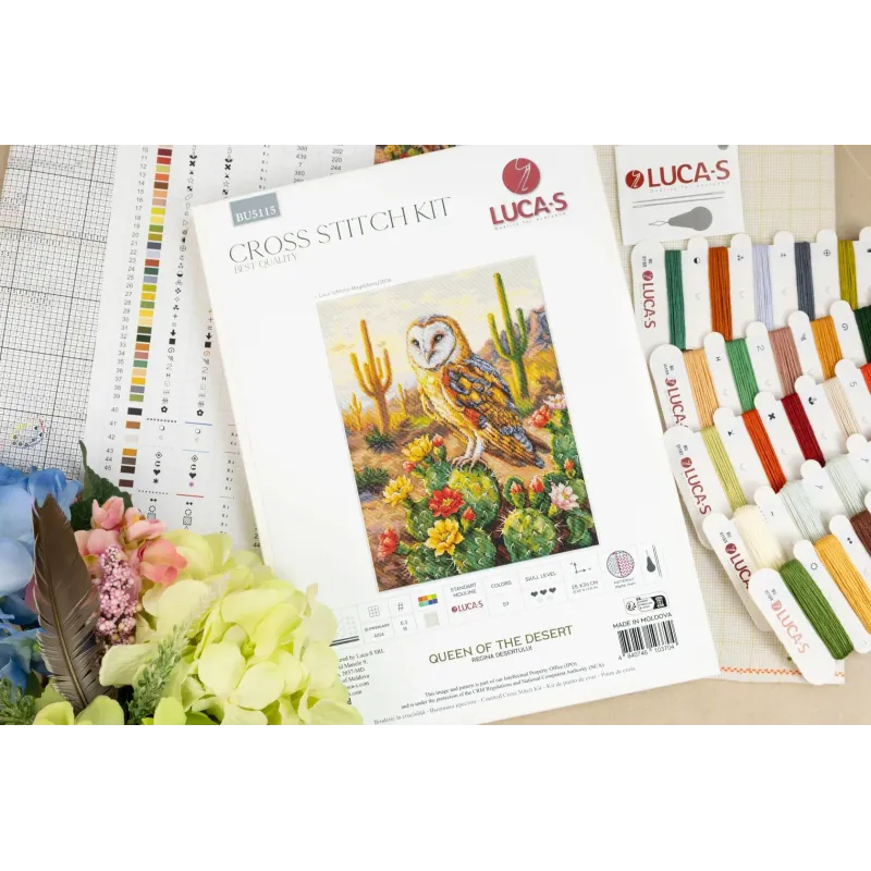 Cross Stitch Kit "Queen of the Desert" 25x34 cm SBU5115