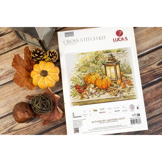 Cross Stitch Kit "Autumn by Lantern Light" 36x29 cm SBU5114