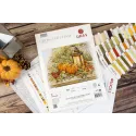 Cross Stitch Kit "Autumn by Lantern Light" 36x29 cm SBU5114