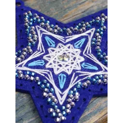 Cross stitch kit "Frosty stars. Set of 3" ST-1100