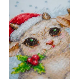 Cross stitch kit "Christmas Joy" 30x21 cm SRA1050