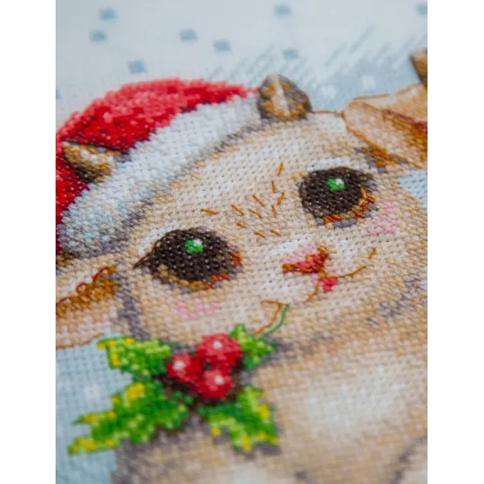 Kreuzstich-Set "Weihnachtsfreude" 30x21 cm SRA1050