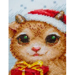 Kit point de croix "Joie de Noël" 30x21 cm SRA1050
