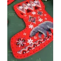 Cross stitch kit "Boots with bears. Set of 2" ST-1097