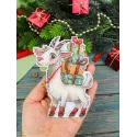 Kreuzstich-Set "Flauschige Ziege" 13x10 cm SR-1372