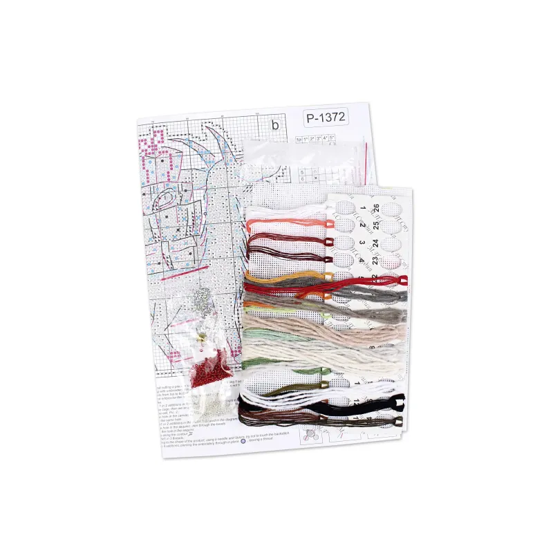 Kreuzstich-Set "Flauschige Ziege" 13x10 cm SR-1372