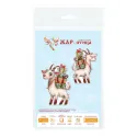Cross stitch kit "Fluffy goat" 13x10 cm SR-1372