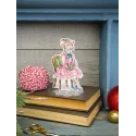 Kreuzstich-Set "Eine kleine Ziege bei der Teestunde" 13 x 8 cm SR-1371