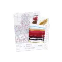 Kreuzstich-Set "Feuriges Zicklein" 12 x 10 cm SR-1370