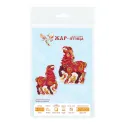 Cross stitch kit "Fiery Little Goat" 12 x 10 cm SR-1370