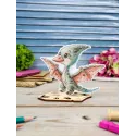 Siuvinėjimo kryželiu rinkinys "Mažasis pterodaktilis" 10 x 13 cm SR-1347