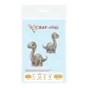 Kit point de croix "Diplodocus charmant" 12 x 10 cm SR-1345