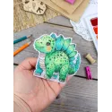 Kreuzstich-Set "Baby-Stegosaurus" 10 x 10 cm SR-1344