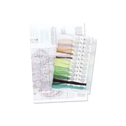 Ristinės siuvinėjimo rinkinys "Kūdikis Stegozauras" 10 x 10 cm SR-1344