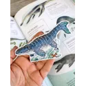 Cross stitch kit "Dinosaurs. Mosasaur" 8 x 12 cm SR-1348