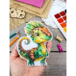 Cross stitch kit "Adorable little one" 13 x 10 cm SR-1346