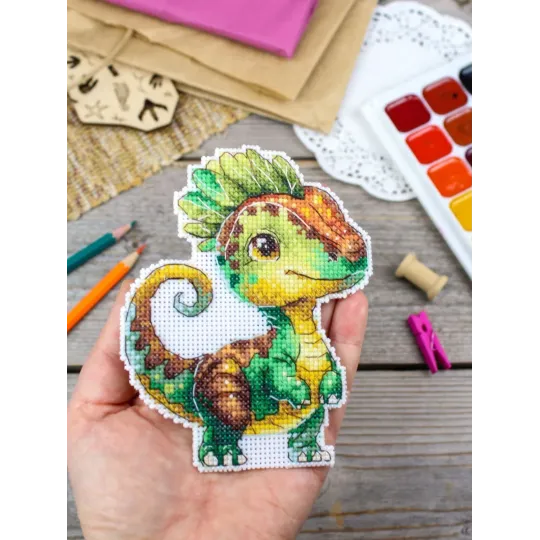 Kit de point de croix "Adorable petit" 13 x 10 cm SR-1346