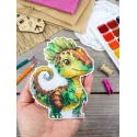 Cross stitch kit "Adorable little one" 13 x 10 cm SR-1346