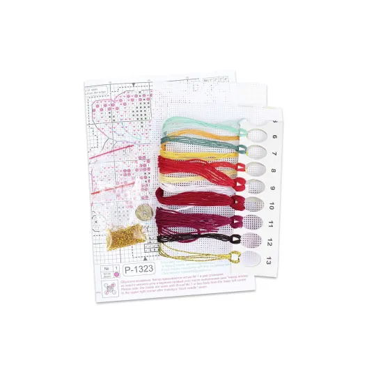 Cross stitch kit "Money bag" 8 x 6 cm SR-1323