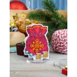 Cross stitch kit "Money bag" 8 x 6 cm SR-1323