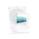 Cross stitch kit "Emerald Radiance" Christmas Ornament" 10 x 9 cm SR-1320