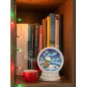 Вышивка крестом на деревянной основе "Снежный шар. Белый медведь" 14*11*5 см SO-171