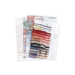 Cross stitch kit "New Year's Route" 20*14 cm SNV-1027