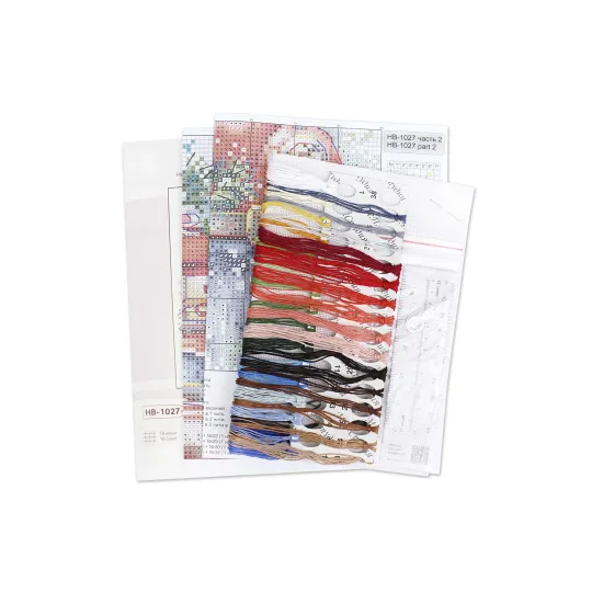 Kreuzstich-Set "Neue-Jahr-Route" 20*14 cm SNV-1027