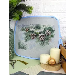Kreuzstich-Set "Schneebedeckter Zweig" 18*26 cm SNV-1020