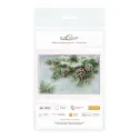 Cross stitch kit "Snow-covered branch" 18*26 cm SNV-1020