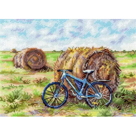 Cross stitch kit "The Journey of a Bicycle" 15*20 cm SNV-1007