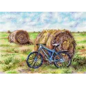 Kreuzstich-Set "Die Reise eines Fahrrades" 15*20 cm SNV-1007