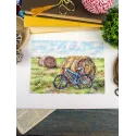 Cross stitch kit "The Journey of a Bicycle" 15*20 cm SNV-1007