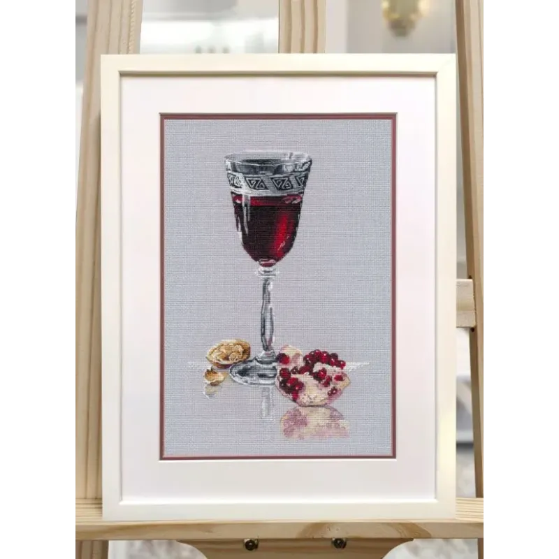 Cross stitch kit "Garnet Gleam" 17×25 cm S1746