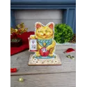 Cross stitch kit "Golden maneki-neko" 13 x 10 cm SR-1334