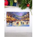 Набор для вышивания крестиком "Новогодняя горка" 17*25 см SNV-1032