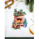Cross stitch kit "The Approach of the Holiday" 20*14 cm SNV-1025