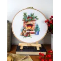 Cross stitch kit "The Approach of the Holiday" 20*14 cm SNV-1025