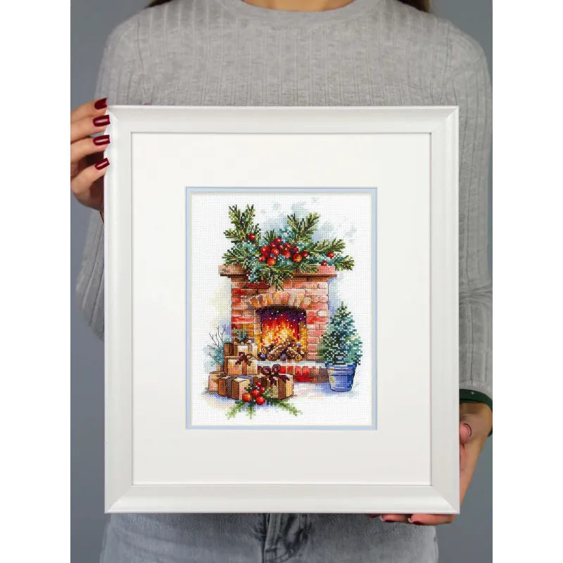 Kreuzstich-Set "Die Annäherung des Feiertags" 20*14 cm SNV-1025