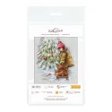 Cross stitch kit "Near the decorated Christmas tree" 26*22 cm SNV-1018