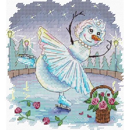 Cross stitch kit "Swan Lake" 17*15 cm SM-1253