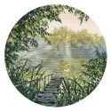 Siuvinėjimo kryželiu rinkinys "Aušros tyla" 25x25 cm S1752