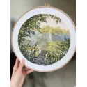Cross stitch kit "The silence of dawn" 25×25 cm S1752