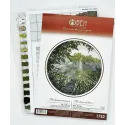 Kit de point de croix "Le silence de l'aube" 25×25 cm S1752
