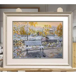 Siuvinėjimo kryželiu rinkinys "Ankstyvas sniegas" 36×27 cm S1744