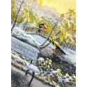 Kreuzstich-Set "Früher Schnee" 36×27 cm S1744