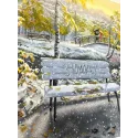 Siuvinėjimo kryželiu rinkinys "Ankstyvas sniegas" 36×27 cm S1744